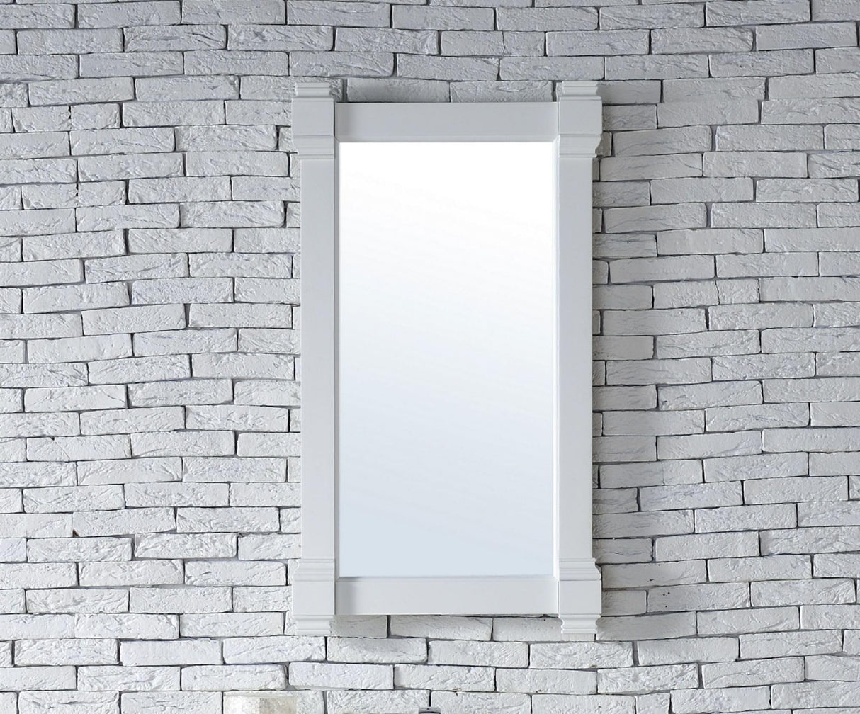 22 in. Mirror in Burnished Mahogany Finish