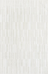 Cream Area Rug 8x10 - Textured Linear Design for Living Room & Bedroom