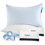 Bedsure Cooling Bed Pillows for Sleeping, Shredded Memory Foam Standard Pillows