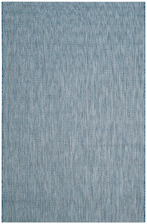 Courtyard Collection Area Rug - 9' x 12', Natural & Cream, Non-Shedding & Easy Care