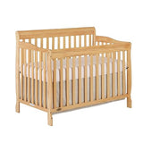 Ashton 4-In-1 Convertible Crib In Grey, Greenguard Gold, JPMA Certified, Non-Toxic