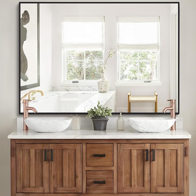 Black Bathroom Vanity Mirror, Black Wall Mirror