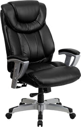 HERCULES Series Big & Tall 400 lb. Rated Black LeatherSoft Executive Ergonomic