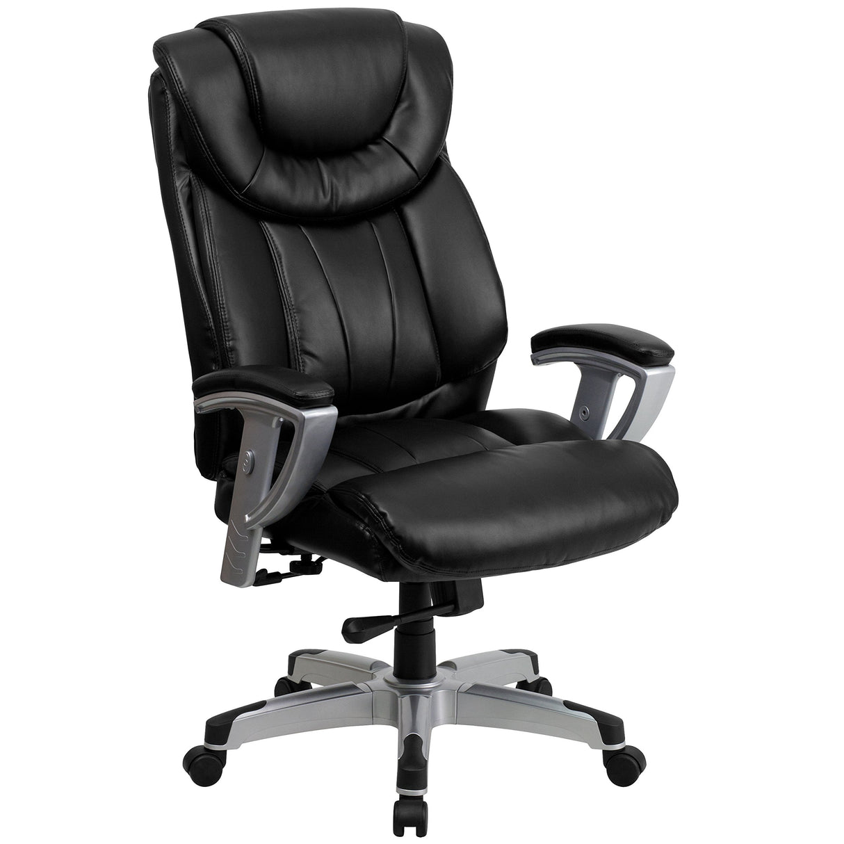 HERCULES Series Big & Tall 400 lb. Rated Black LeatherSoft Executive Ergonomic