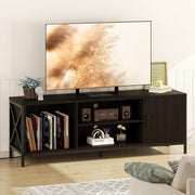 55 Inch TV Stand with Storage - Entertainment Center for TVs up to 70 Inches