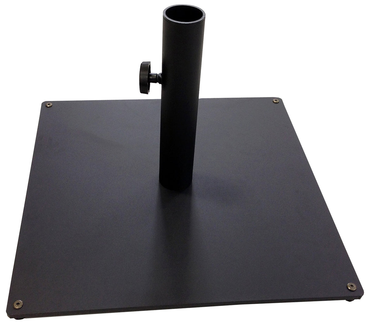 Steel Plate Umbrella Base, 36 lbs, Black