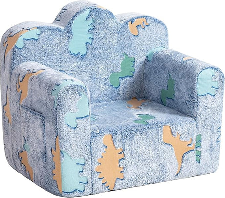 Kids Couch Sherpa Toddler Chair, Cloud-Like Comfy Kids Sofa Toddler Reading Chair