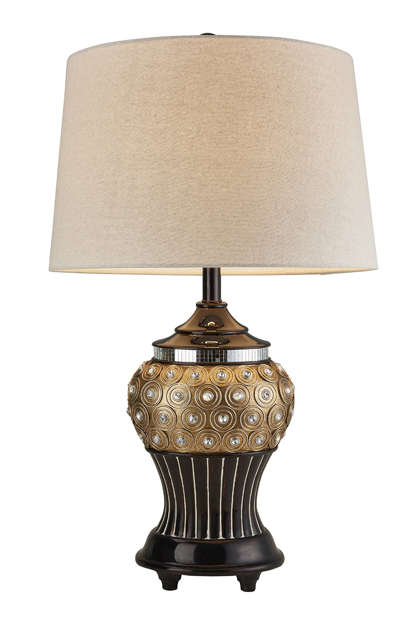 OK-4245-T1 28.75" H Gold Max Table Lamp