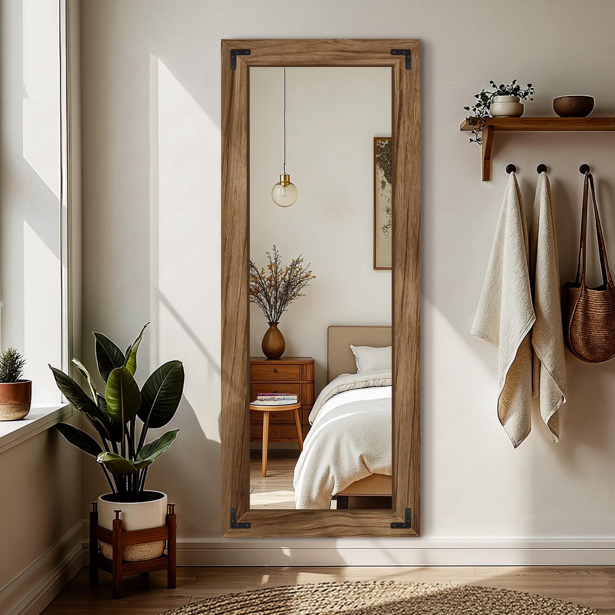 Rustic Farmhouse Full Length Mirror 55x22