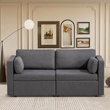 Oversized Modular Sectional Sofa, Convertible L Shaped Couch with Storage Ottoman