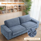 71.25" Modern Sofa & Couch for Living Room, Chenille Loveseat Sofa