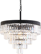 JYL9007B Wyatt 20" 4-Light Crystal LED Chandelier Contemporary,Classic