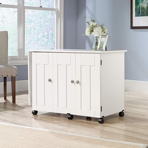 Miscellaneous Storage Sewing/Craft Cart/ Pantry cabinets, Mystic Oak finish