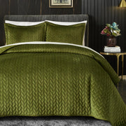 Quilt King Size, Green Lightweight Bedspread Full Soft Reversible Coverlet