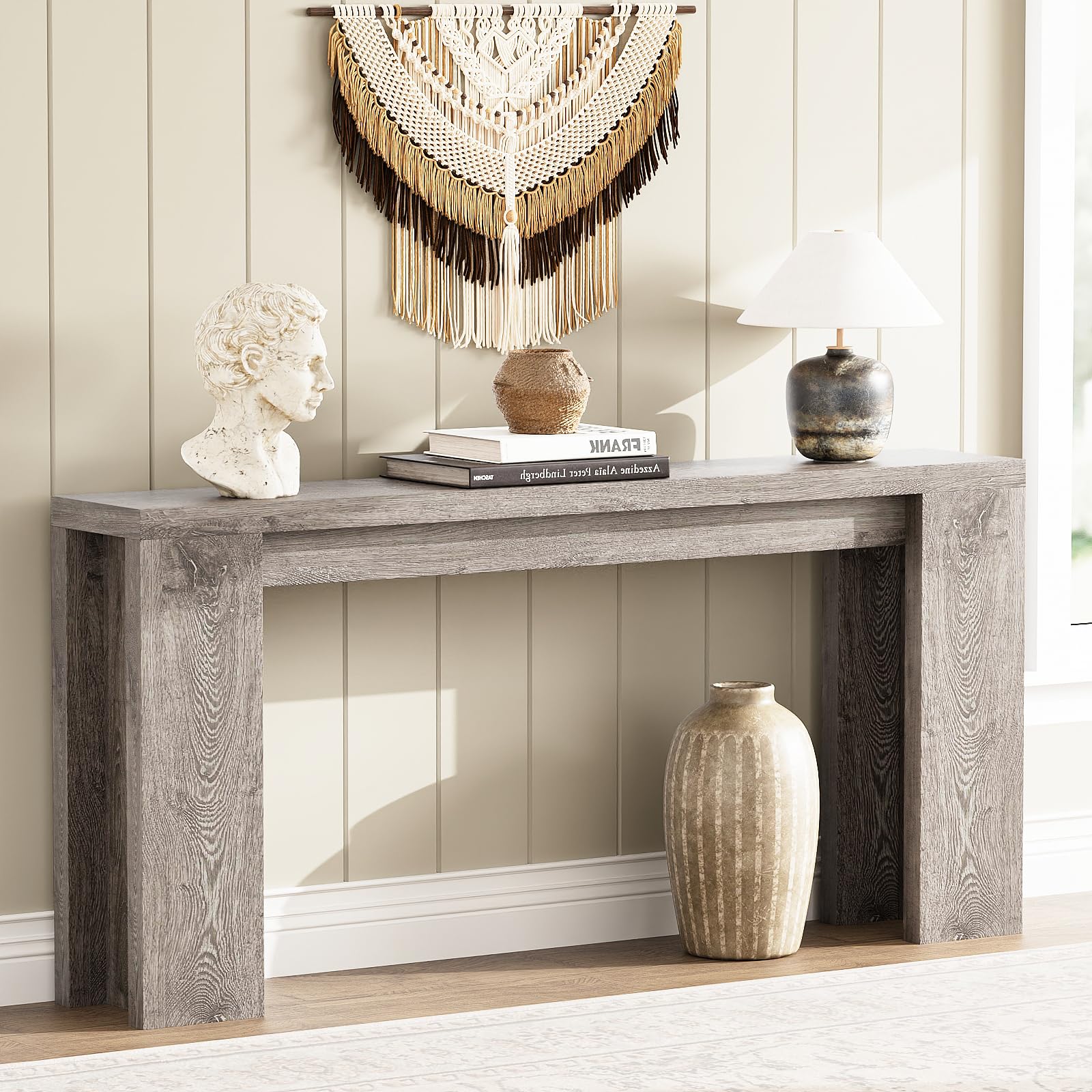 70.9" Extra Long Console Table - Farmhouse Entryway Table