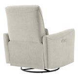 Power Recliner Chair Swivel Glider, FSC Certified Upholstered Living Room Reclining Sofa