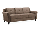 Harrington Sofa Microfiber Brown