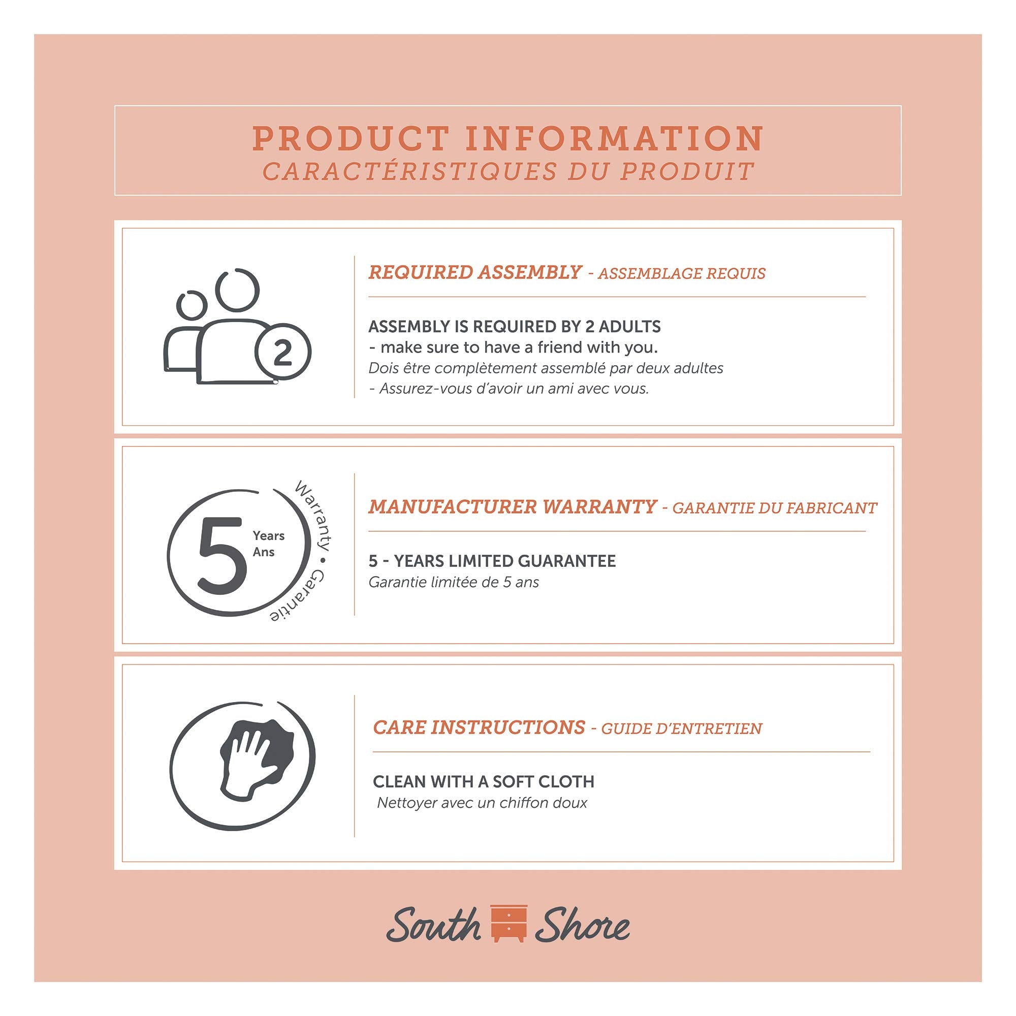 Farnel 2-Door Storage Cabinet-Pure White, Tall with 4