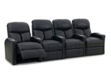 Octane Bolt XS400 Motorized Leather Home Theater Recliner Set (Row of 4)