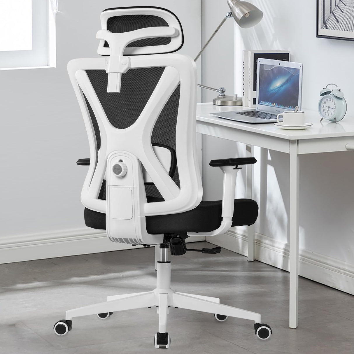 Ergonomic Office Chair, Rolling Swivel Executive Desk Chair, Breathable Mesh Gaming