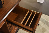 Solid Wood Oak Deluxe Executive Flat Top Desk 60wx29dx30h with Drawers