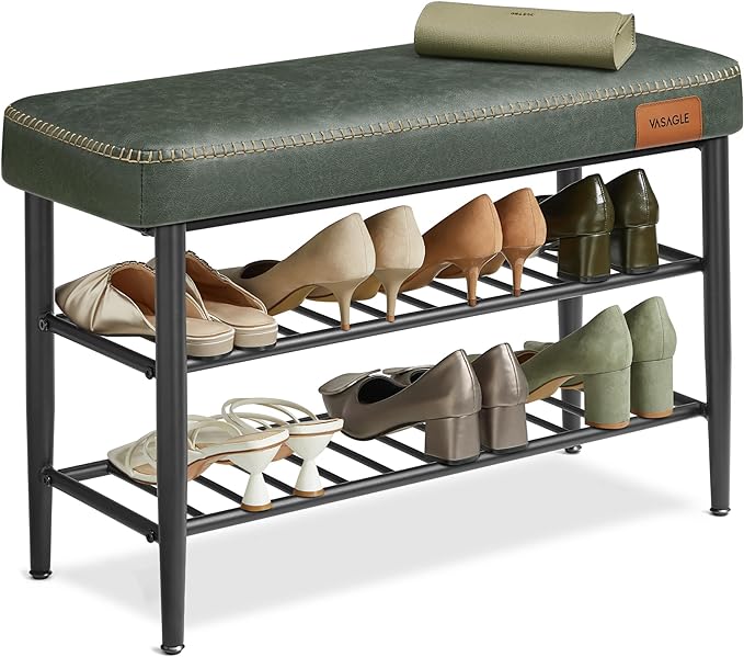 EKHO Collection - Shoe Bench, Storage Bench, Shoe Rack Bench Entryway,