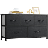 5 Dresser for Bedroom, Fabric Dresser with 5 Drawers, Chest of Drawers for Closet