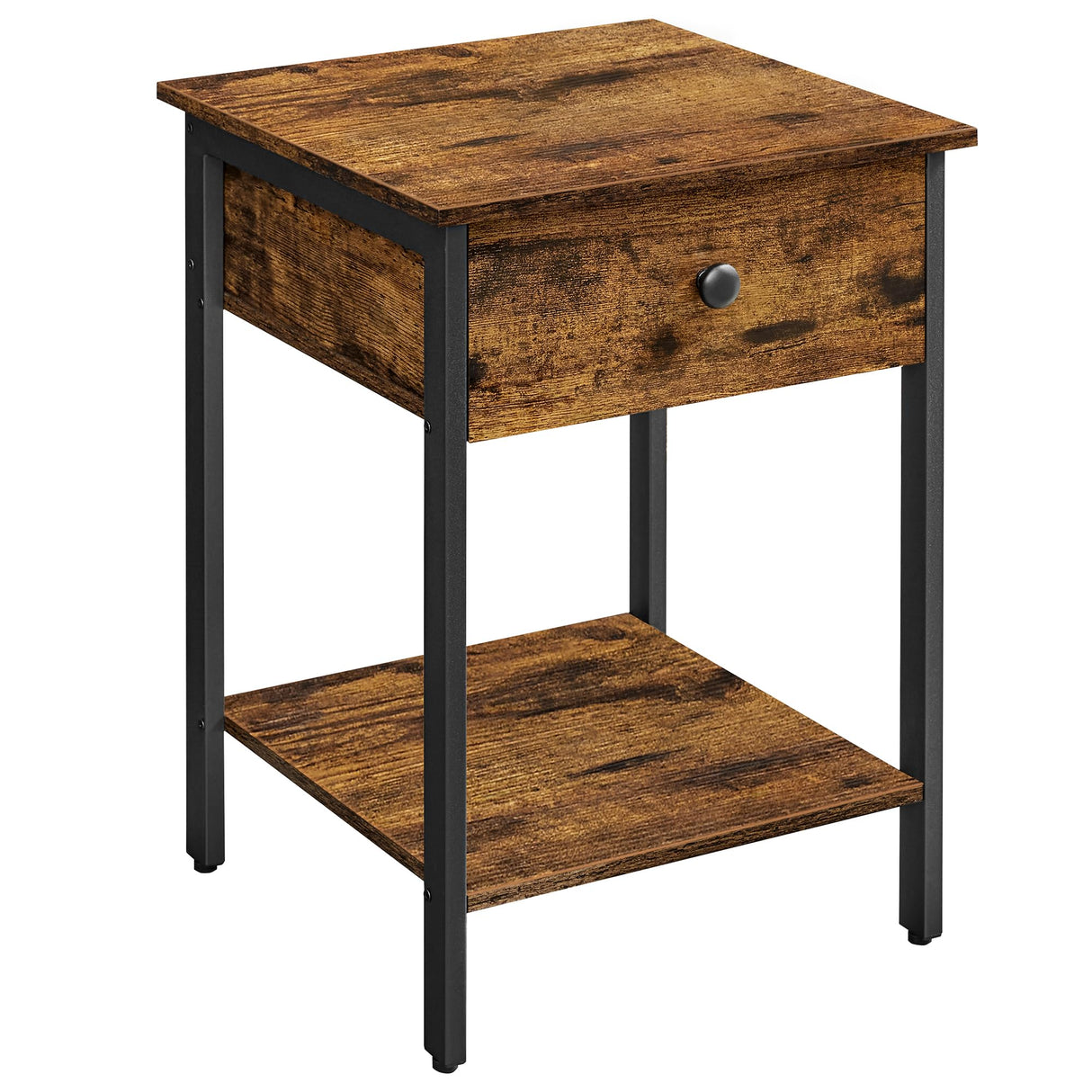 Nightstand, Bedside Table with Drawer, Side Table, End Table, for Bedroom, Office