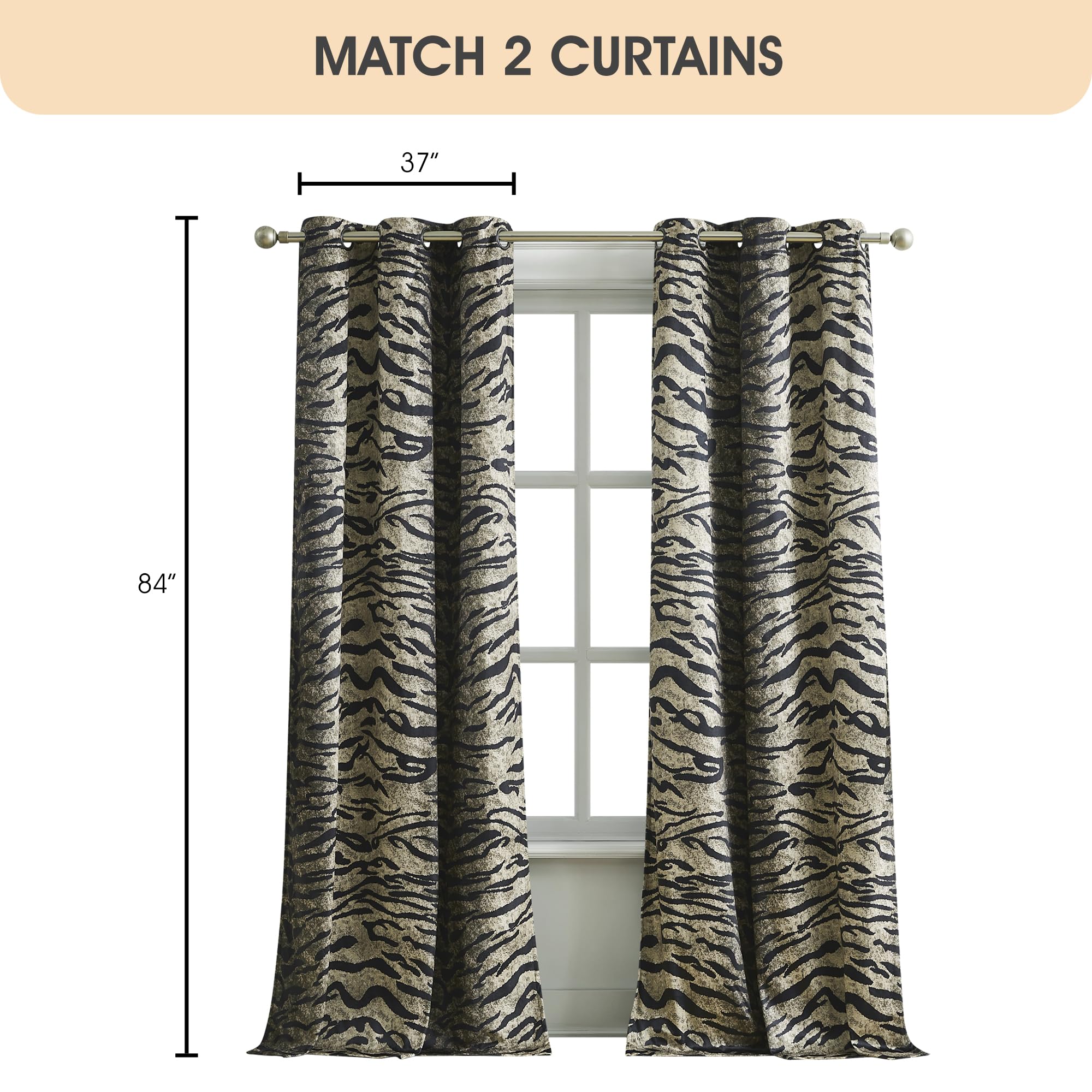 9 Piece California King Comforter Set - Leopard Print Safari Bedding Collection