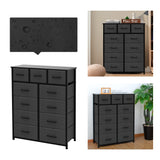 11-Drawer Dresser, Fabric Storage Tower for Bedroom, Living Room