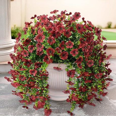 Artificial Hanging Flowers for Outdoors Spring Decoration