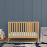 Hunter 3-in-1 Convertible Baby Crib - GREENGUARD Gold Certified - Wood Baby Crib