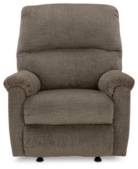 Stonemeade Casual Manual Rocker Recliner, Dark Brown