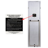 Empire Art Direct Traverse Modern Cheval, Floor Mirror Solid Wood Frame Covered with Beveled Clear MirrorPanel, 64" x 1.3" x 18"