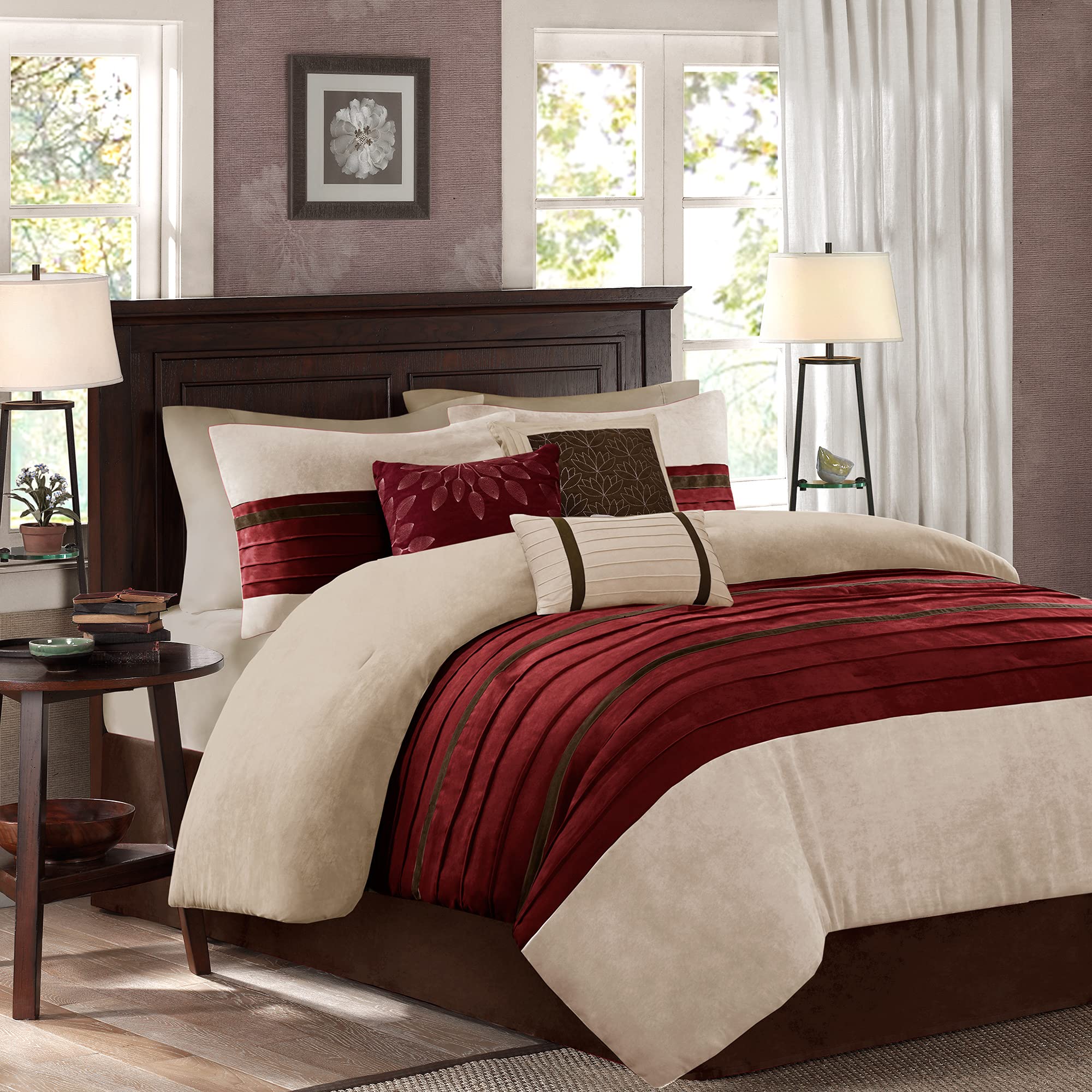 Palmer Comforter Set-Luxury Faux Suede Design