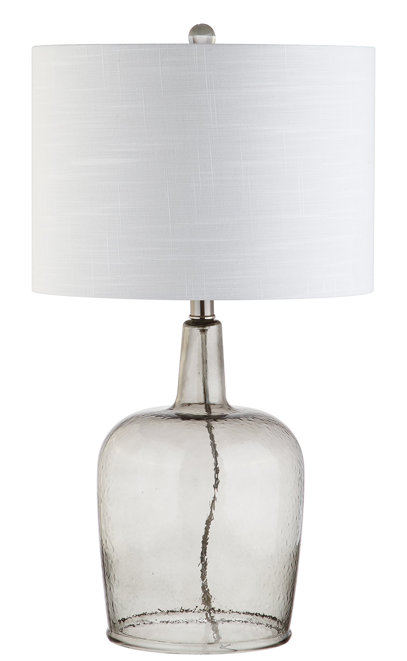 Augustine 26" Glass LED Table Lamp Modern Contemporary Bedside Desk