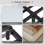 Full Upholstered Cloud Bed Frame with Headboard