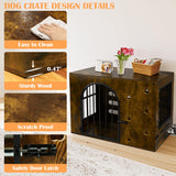 Heavy Duty Dog Crate Furniture for Small to Medium Dogs