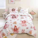 Queen Comforter Set 7 Pieces and 5 Pieces Twin Comforter Set for Girls