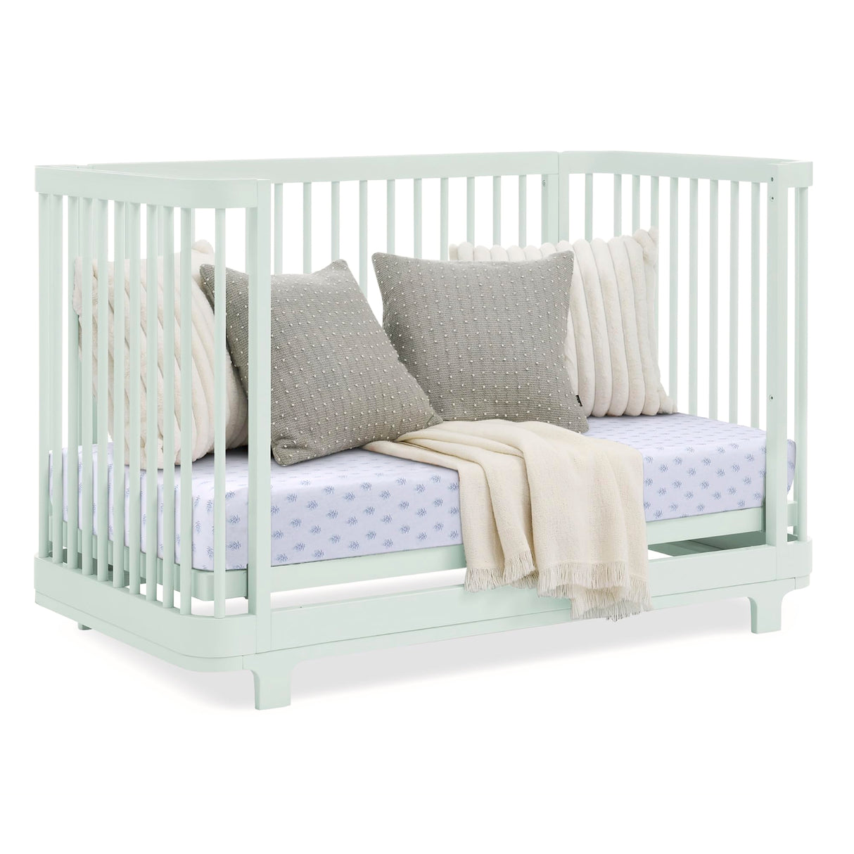 Nest 4-in-1 Convertible Crib, Light Sage