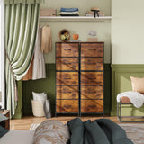 Fabric Dresser, 5-Drawer Tall Dresser for Bedroom, Storage Dresser Organizer