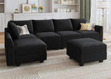 Modular Sectional Sofa with Ottoman Modular Sleeper Sectional Couches for Living Room