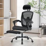 Ergonomic Office Chair with Footrest, Computer Desk Chair for Adults, High Back Mesh