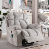 Large Power Lift Recliner Chairs with Massage and Heat for Elderly Big People