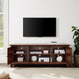 Cambridge 60-inch Low-Profile TV Stand, Vintage Mahogany