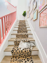 Dulcet Leopard Black Ivory Animal Print Area Rug 7'10" x 9'10"