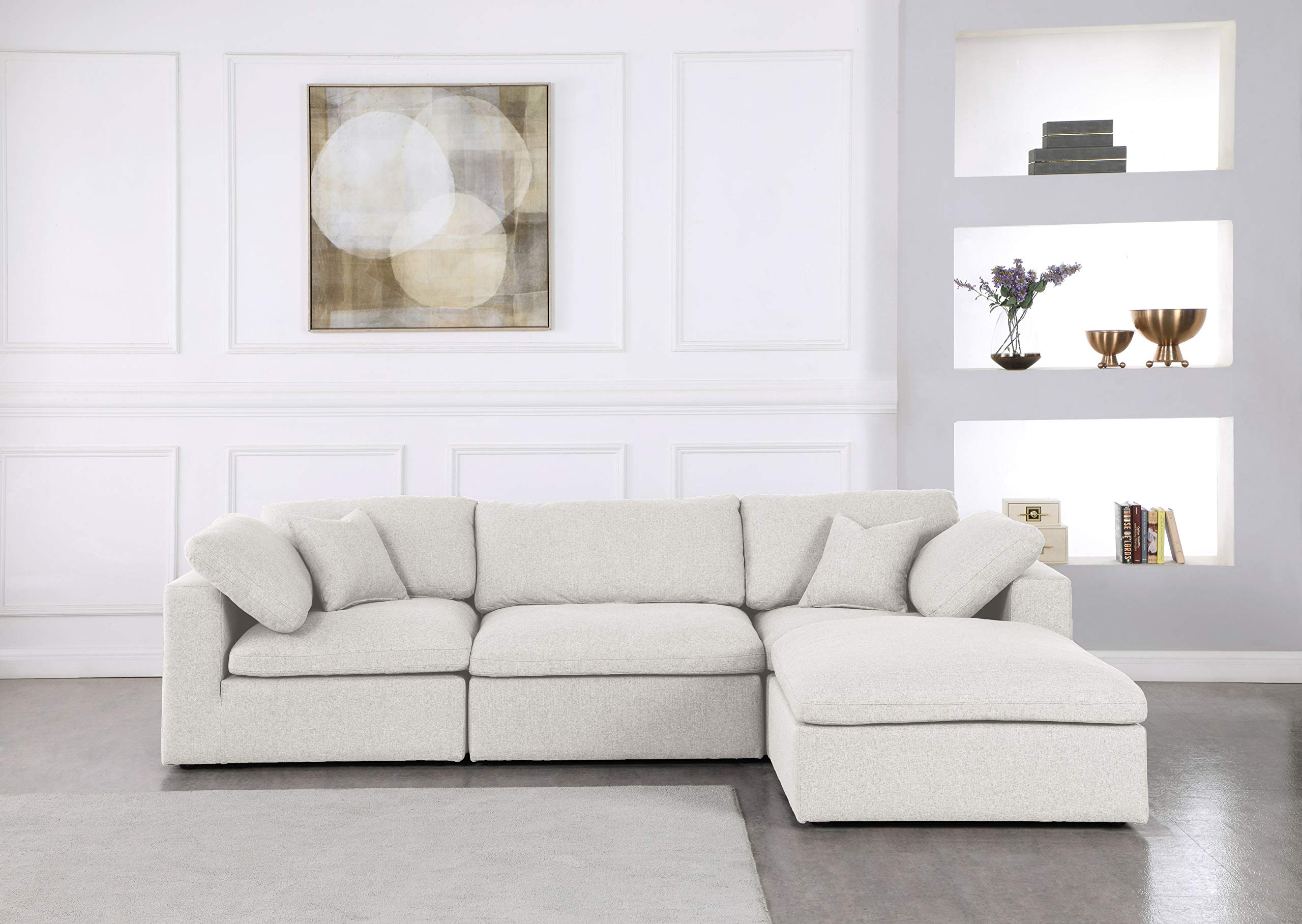 Serene Collection Modern | Contemporary Deluxe Comfort Modular Sectional
