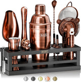Mixology Bartender Kit Bar Set | 16-Piece Cocktail Shaker Set | Martini Barware Mixing