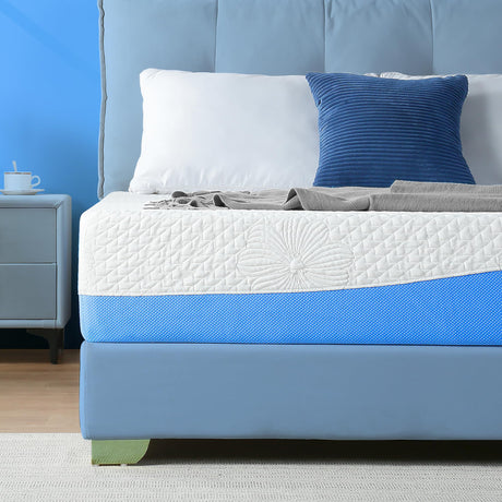 Full Mattress, 10 Inch Gel Memory Foam Mattress, Gel Infused for Comfort and Pressure Relief,