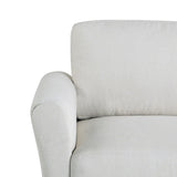 Solutions Watford Loveseat with Rolled Arms, Oyster